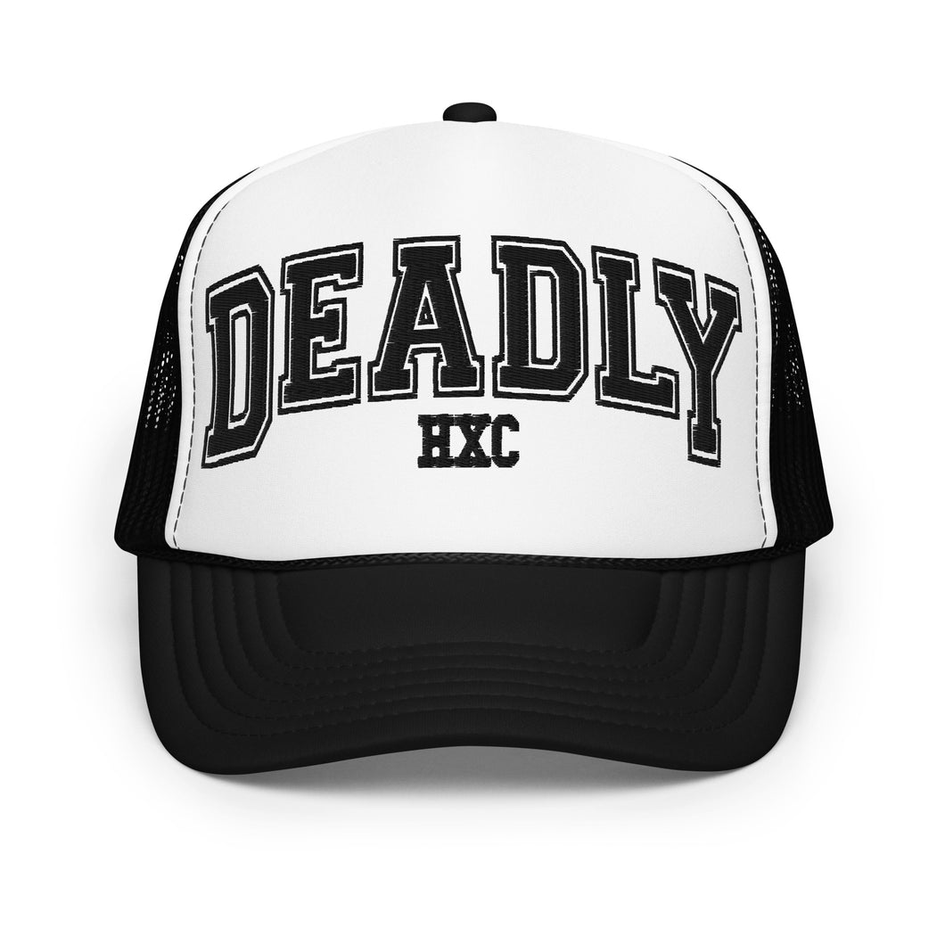 DEADLY HXC TRUCKER HAT (B&W)