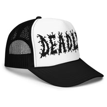 DEADLY METAL TRUCKER HAT (B&W)