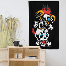 EAGLE SKULL BANNER
